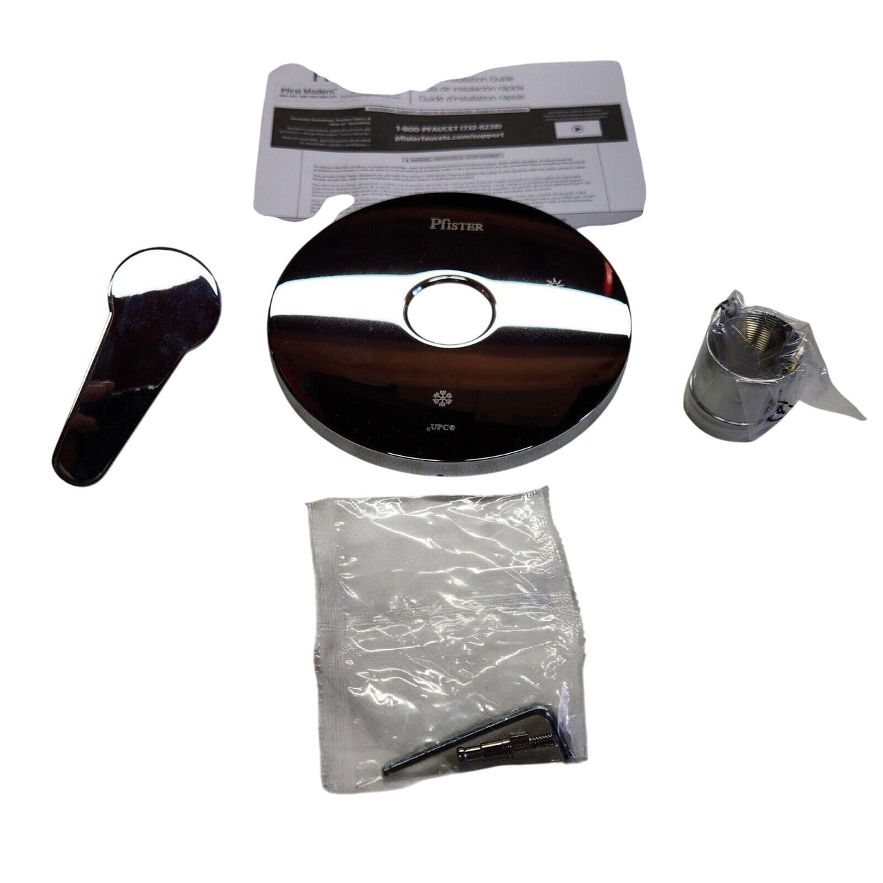 Pfister R89-0400 Pfirst Modern Valve Trim Only - Polished Chrome