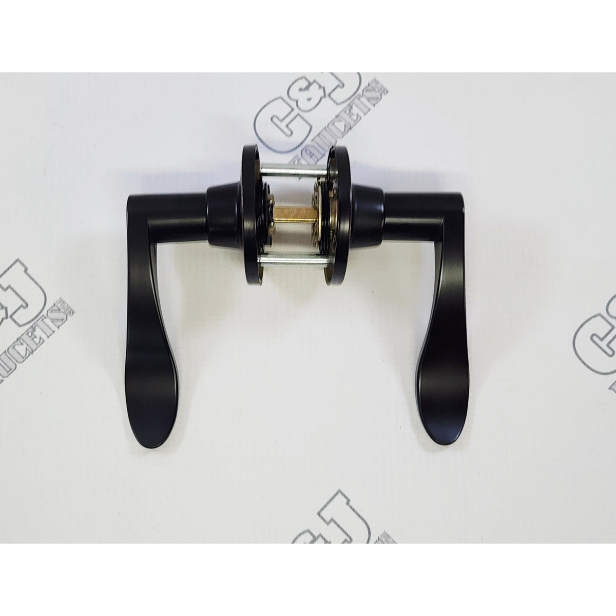 Yale Expressions YOWN23.BWKUS10B Brunswick Passage Lever Owen Rose - Oil Rubbed