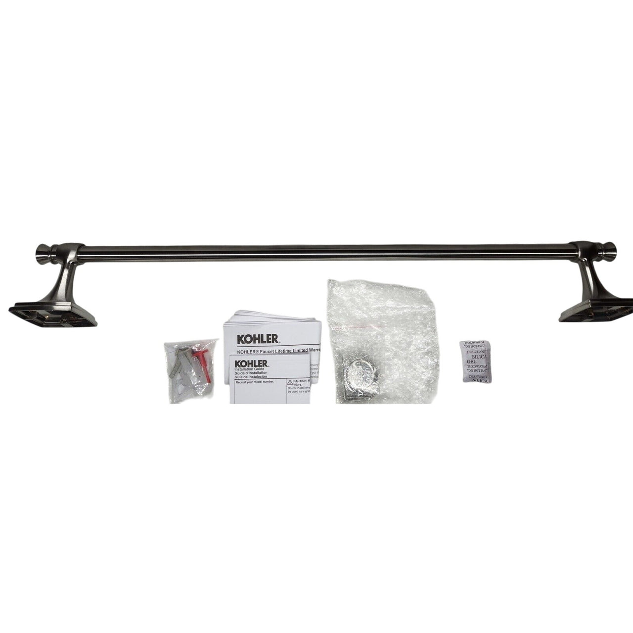 Kohler 26539-BN Grand 24" Towel Bar - Vibrant Brushed Nickel