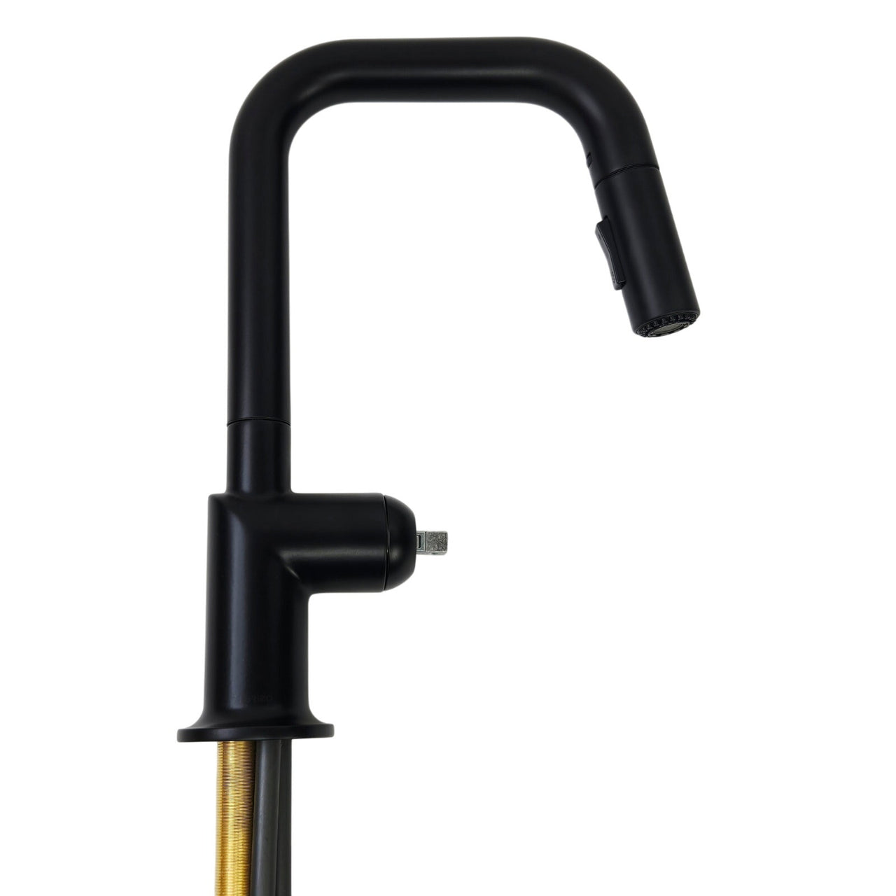 Brizo 63965LF-BLLHP Odin Bar Faucet with Square Spout Less Handle - Matte Black