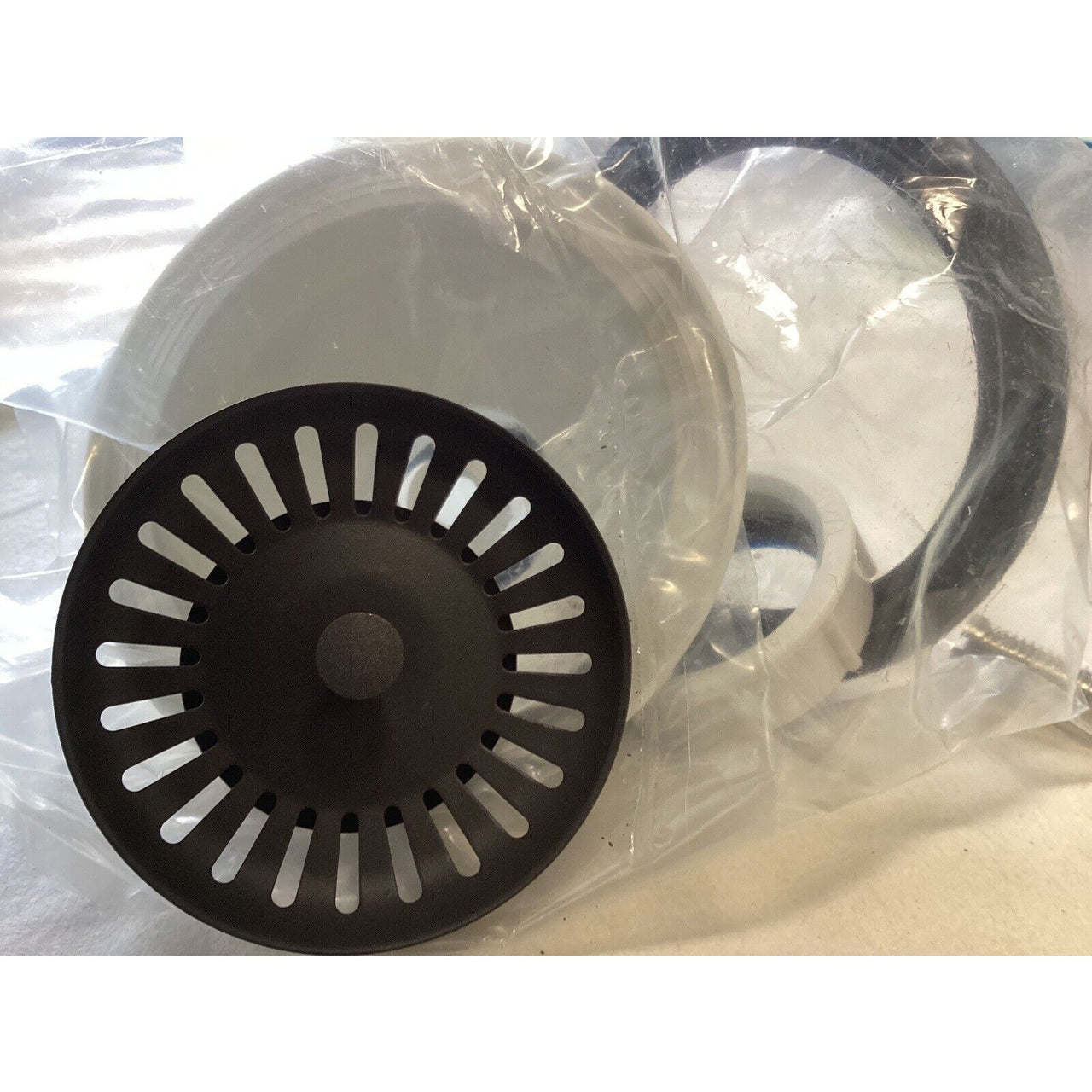 Blanco 240324 3.5" Metal Kitchen Sink Flange with Strainer - Cinder