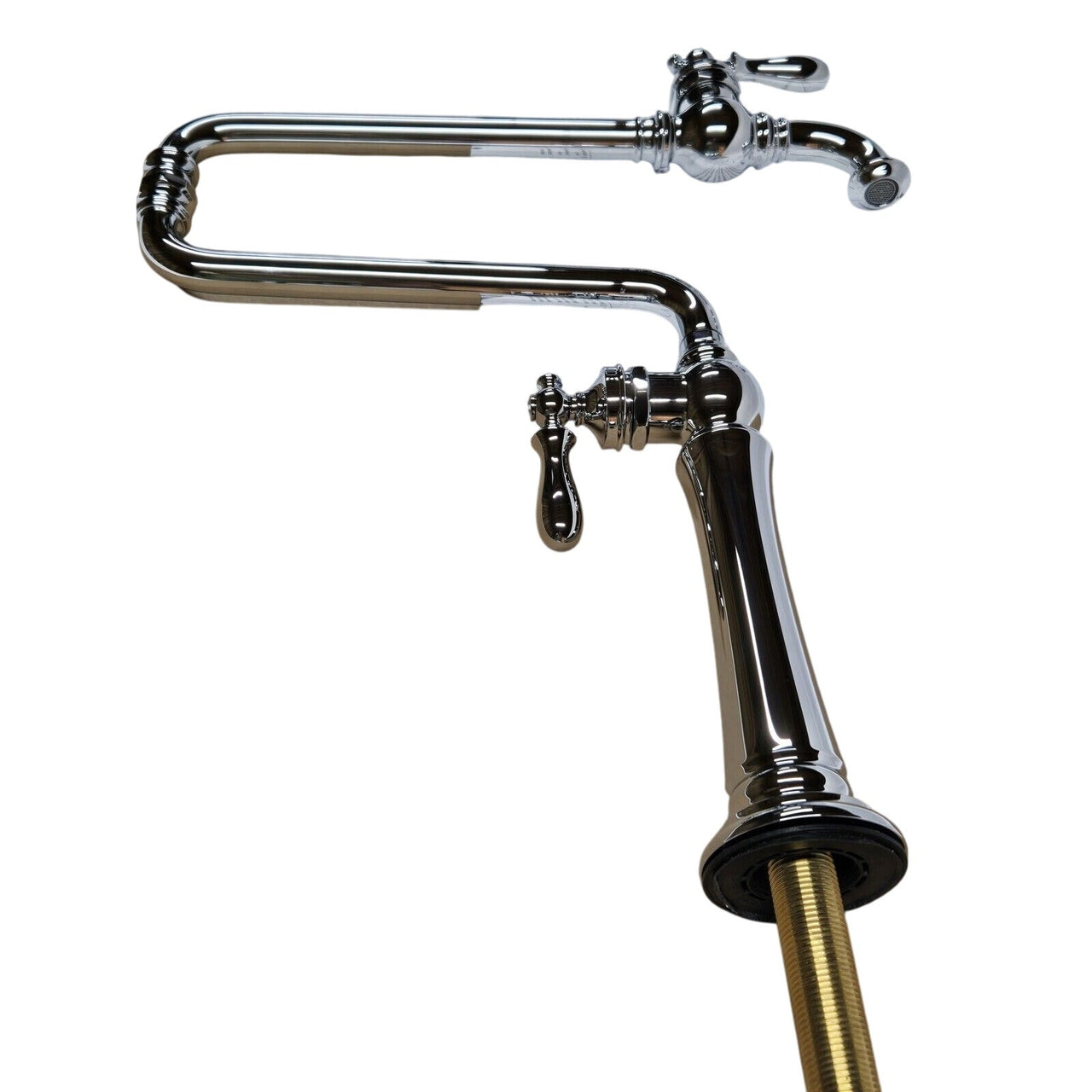 Kohler 99271-CP Artifacts Single-Hole Pot Filler Kitchen Faucet -Polished Chrome