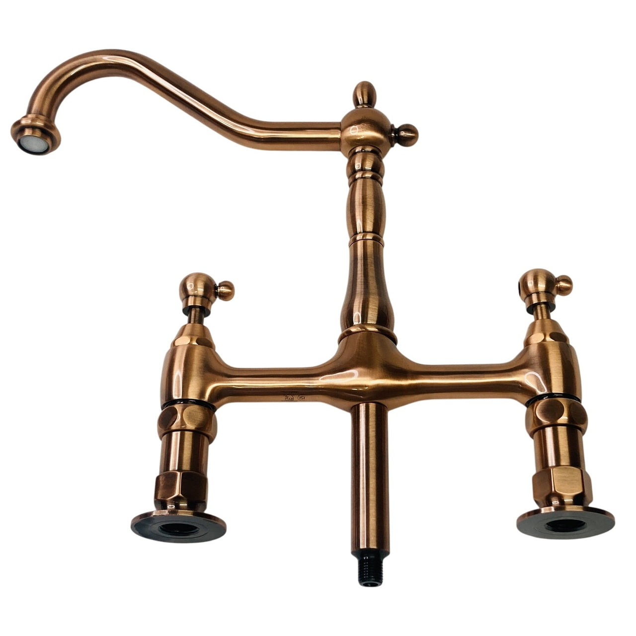 Signature Hardware 484722 Bellevue Bridge Kitchen Faucet - Satin Copper *READ