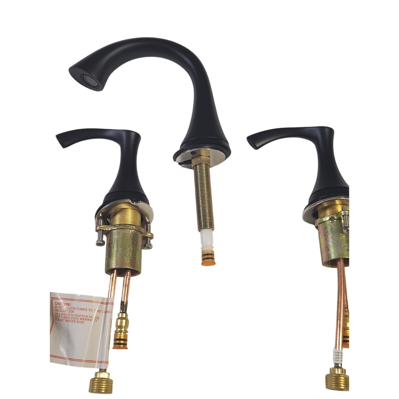 Gerber D304222BS Antioch 8" Widespread Double Handle Bathroom Faucet-Satin Black
