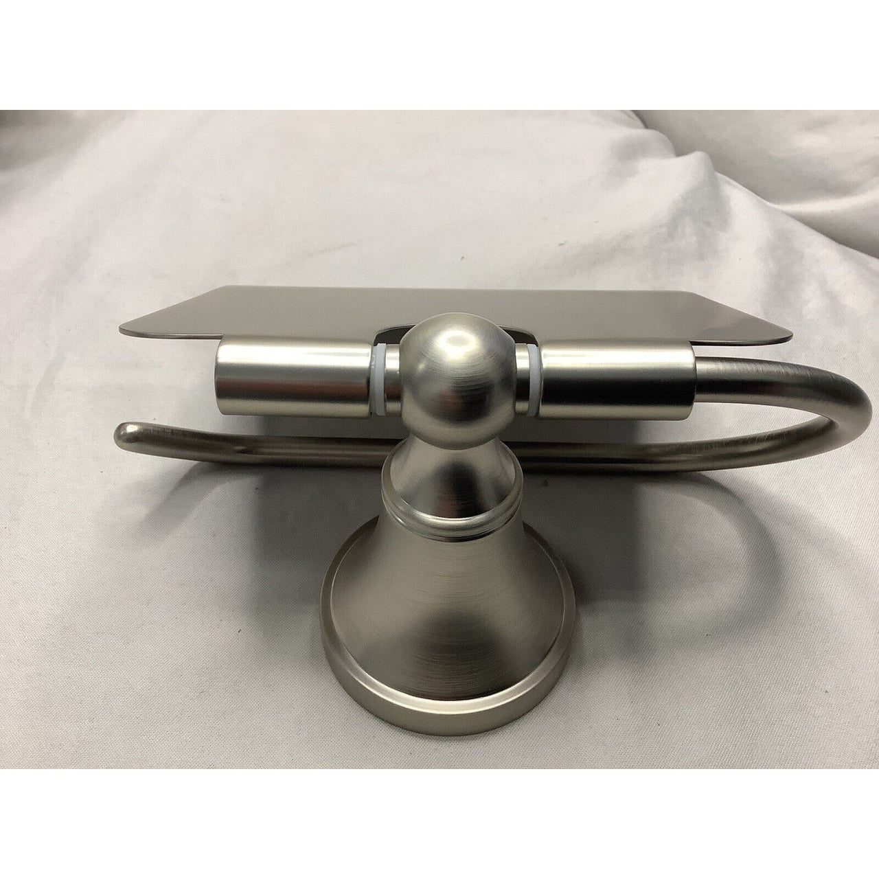 Signature Hardware 353553 Seattle Toilet Paper Holder - Brushed Nickel