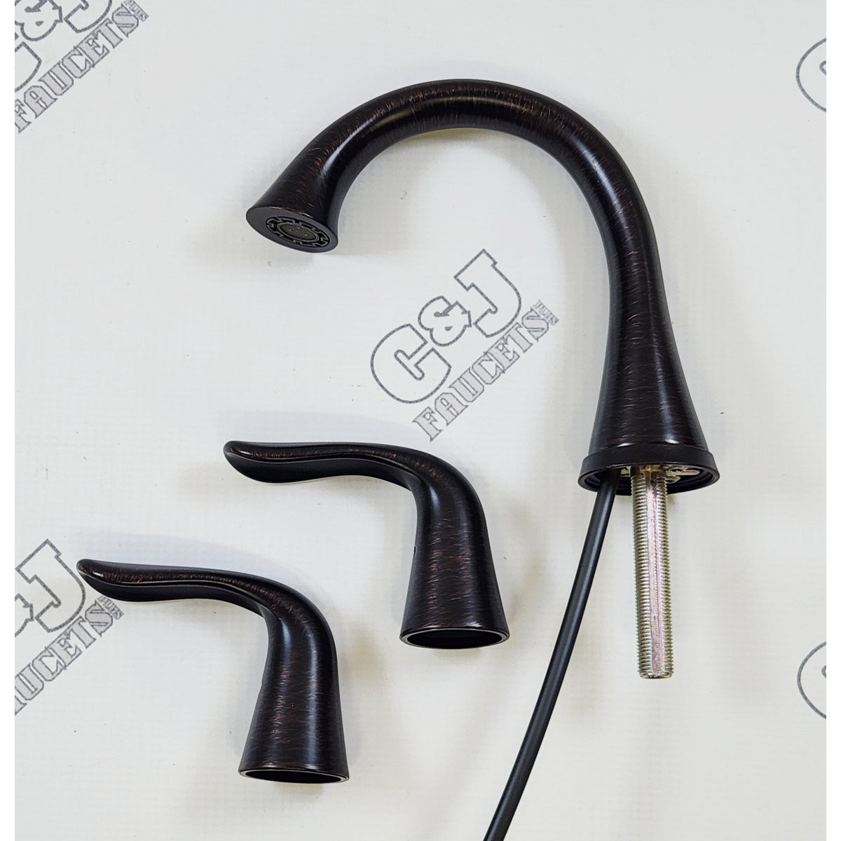 Delta 3538-RBMPU-DST Lahara 1.2 GPM Widespread Faucet - Venetian Bronze