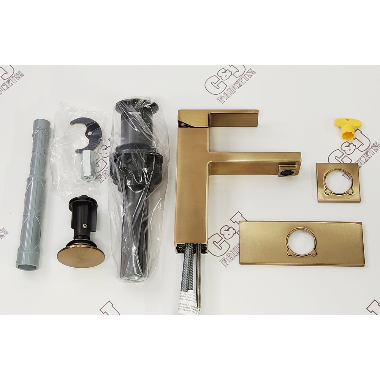Moen 84771BZG Revyl Single Hole Single Handle Bathroom Faucet - Bronzed Gold