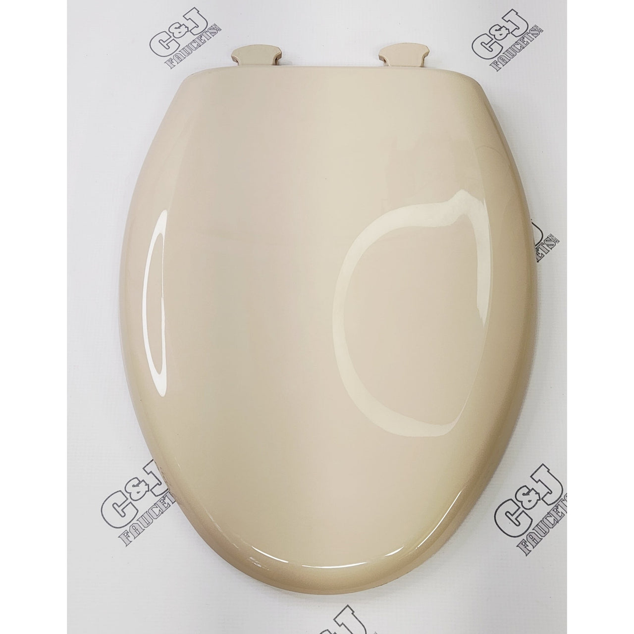 Bemis 1200SLOWT068 Classic Colors Elongated Closed Front Toilet Seat -Fawn Beige
