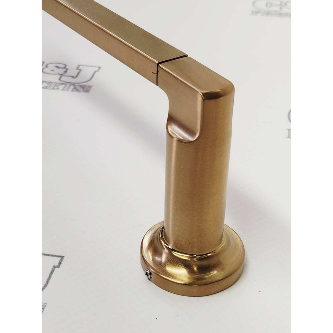 Delta 78908-CZ Tetra 8" Towel Bar - Champagne Bronze READ