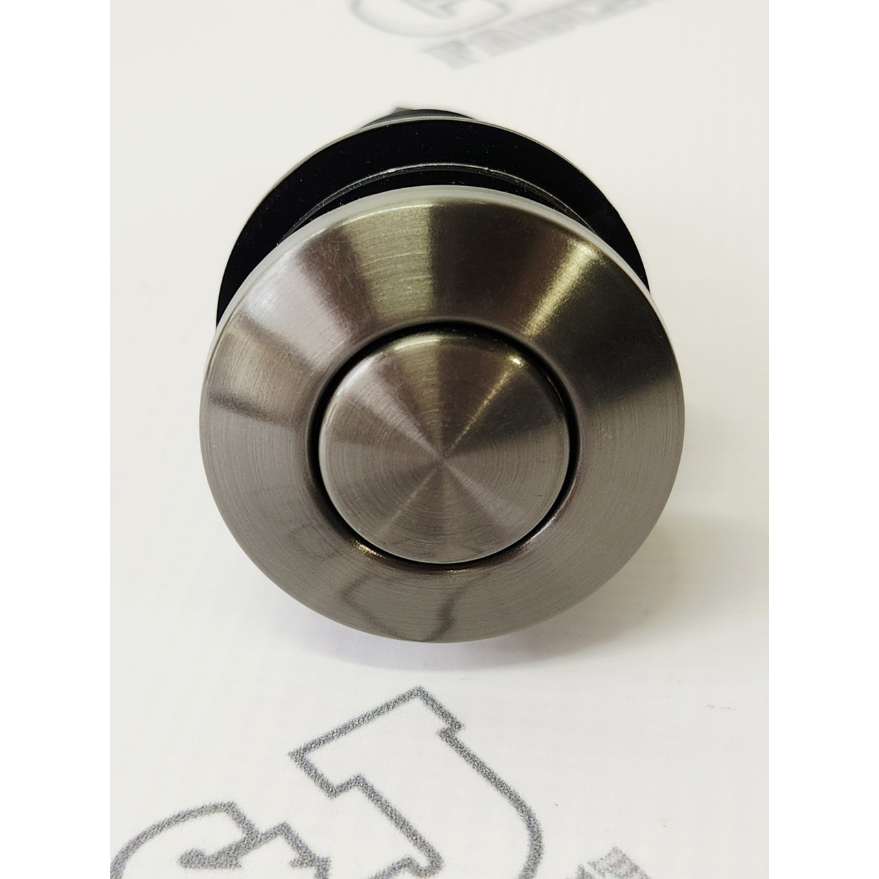 Signature Hardware 484437 Garbage Disposal Air Switch Button - Gunmetal