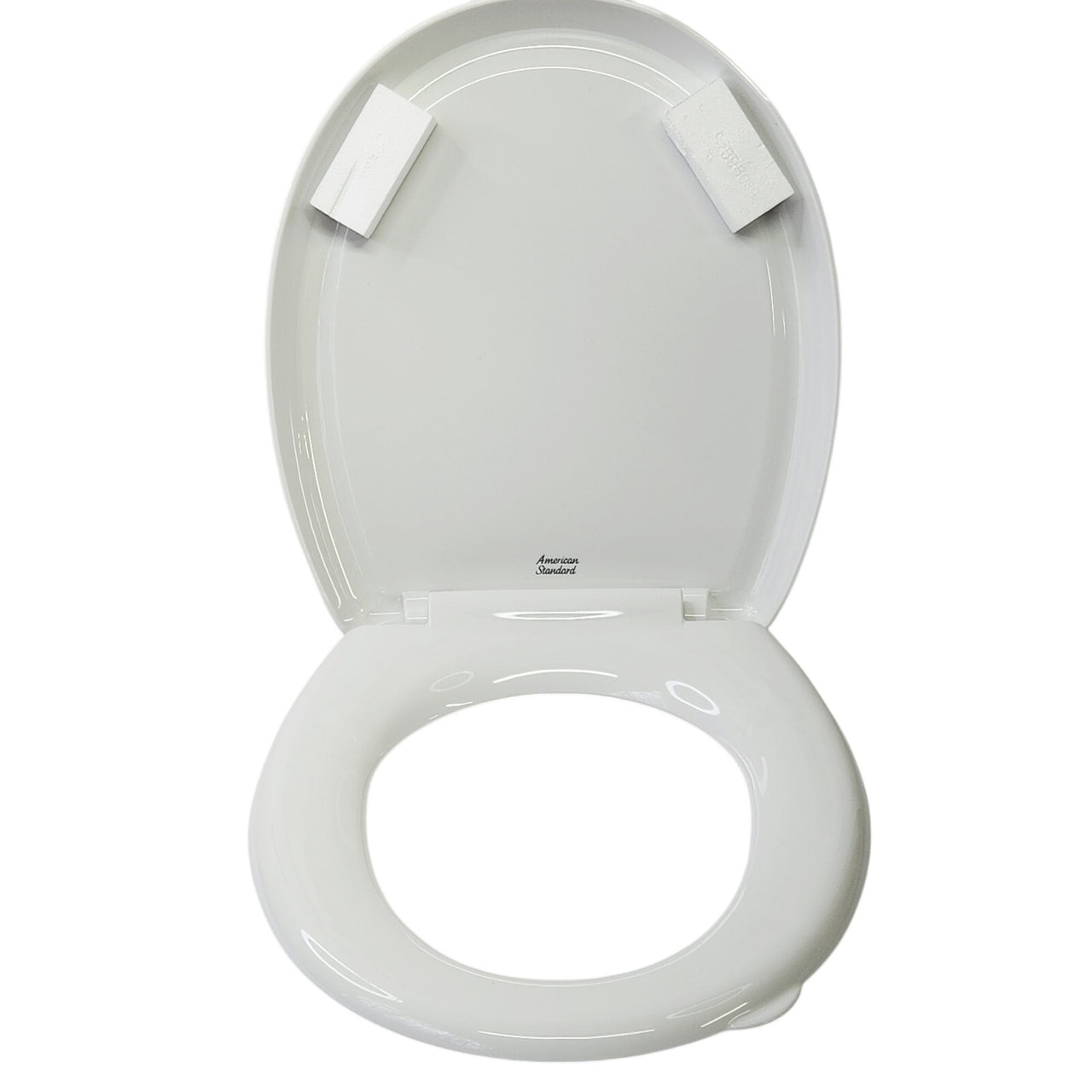 American Standard 5345110.020 Cadet 3 Round Front Toilet Seat and Cover - White