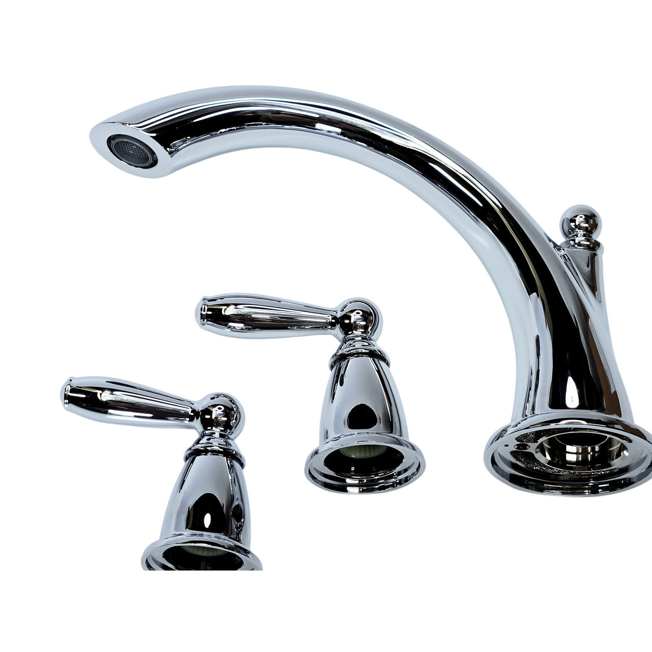 Moen T933 Brantford Deck Mounted Roman Tub Filler Trim Less Valve - Chrome READ