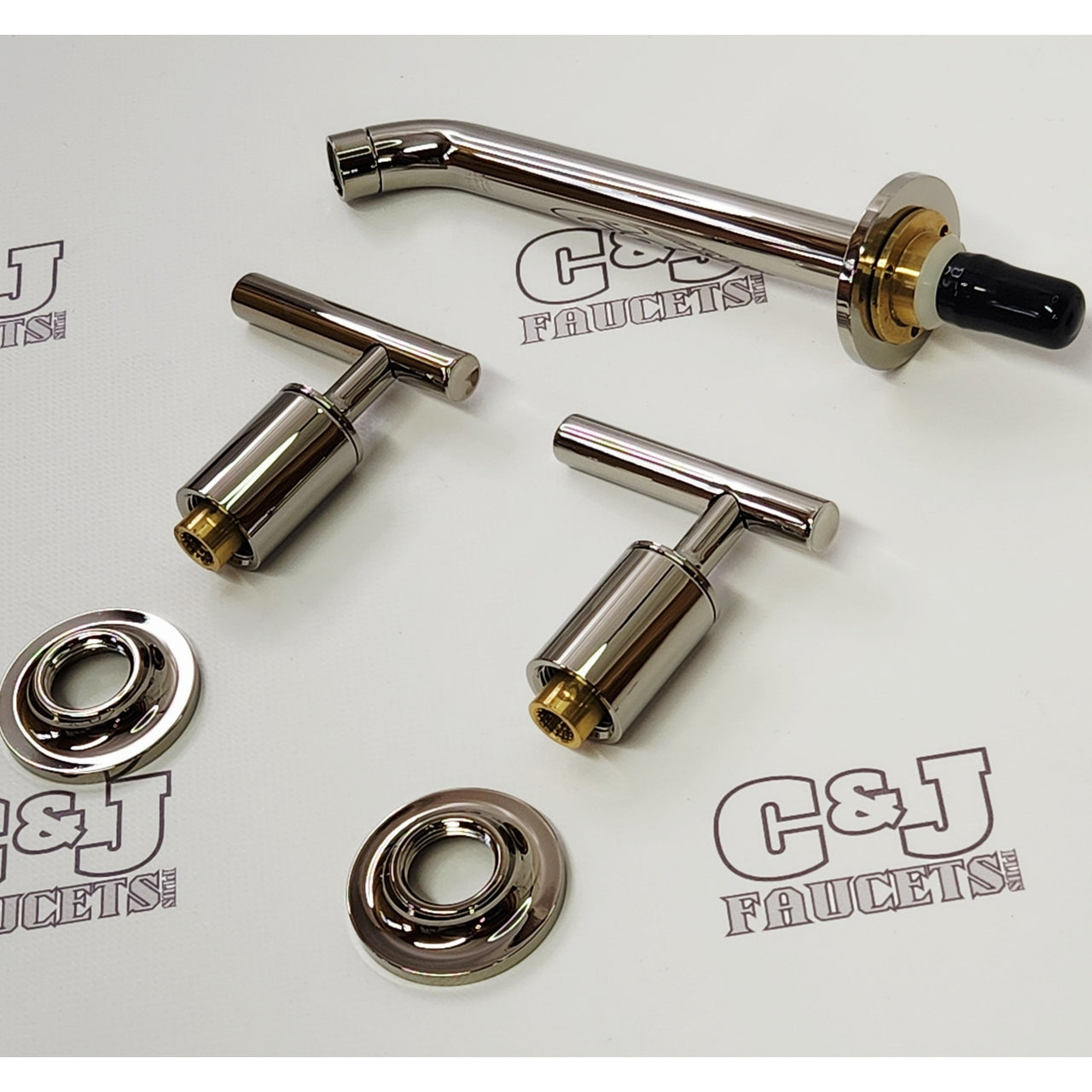 Kohler T14413-4-SN Purist Bathroom Sink Faucet - Vibrant Polished Nickel