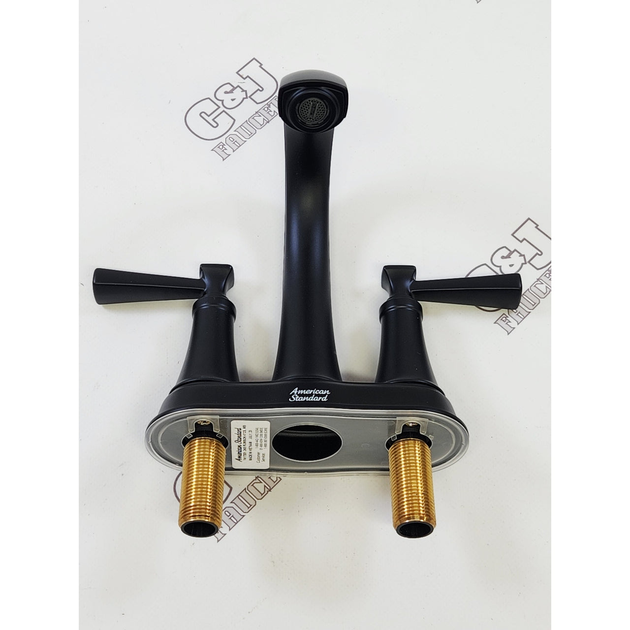 American Standard 7417201.243 Rumson 1.2 GPM Bathroom Faucet - Matte Black READ