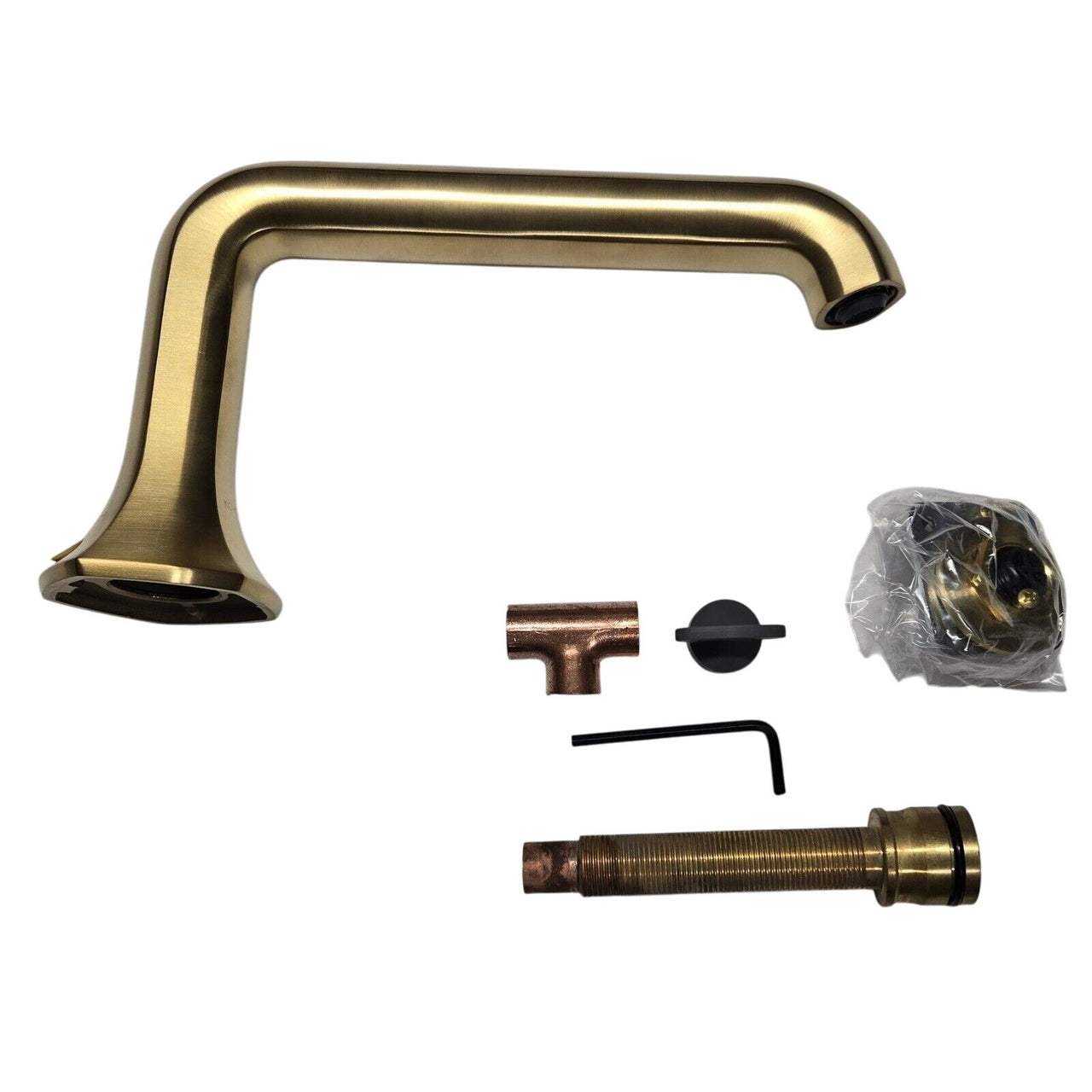 Kohler 27017-2MB Occasion 8-3/8" Tub Spout with Straight Design - Brushed Gold