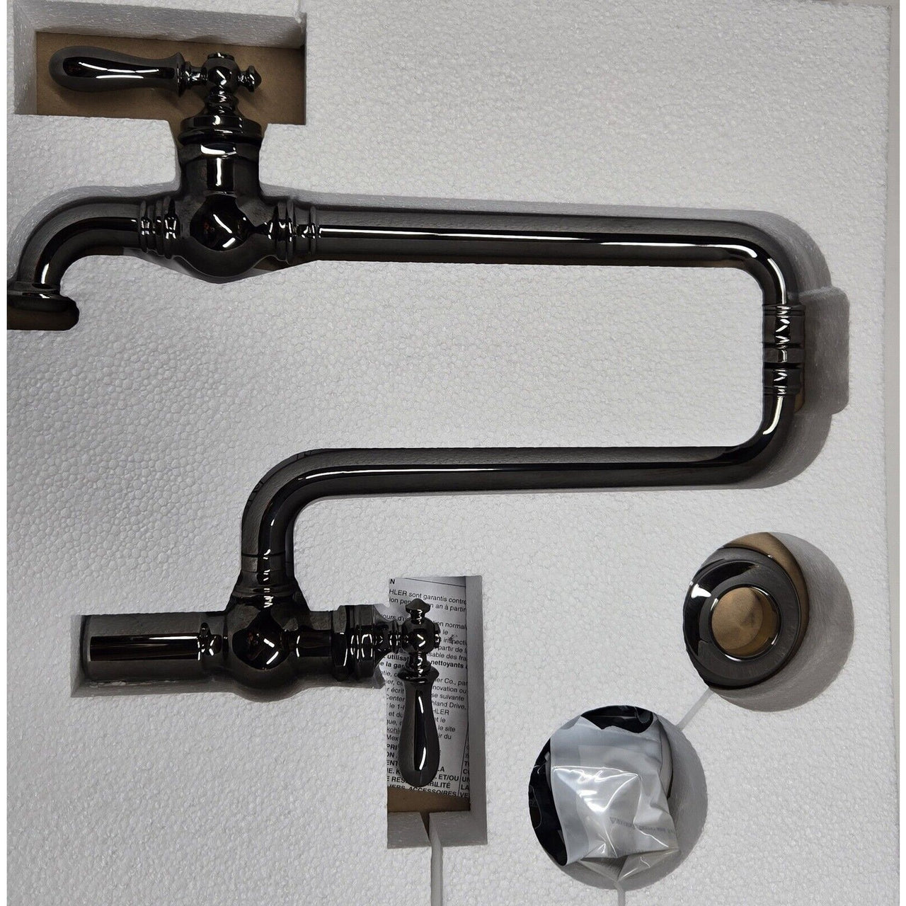 Kohler 99270-TT Artifacts Wall Mount Pot Filler - Vibrant Titanium