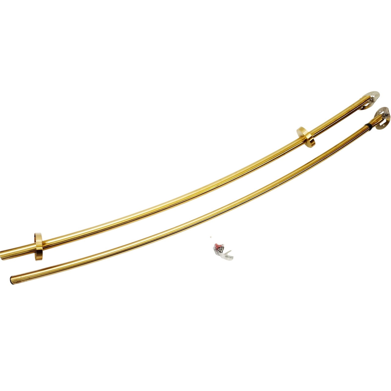 Kohler 9351-2MB Expanse Contemporary Curved Shower Rod - Brushed Brass READ