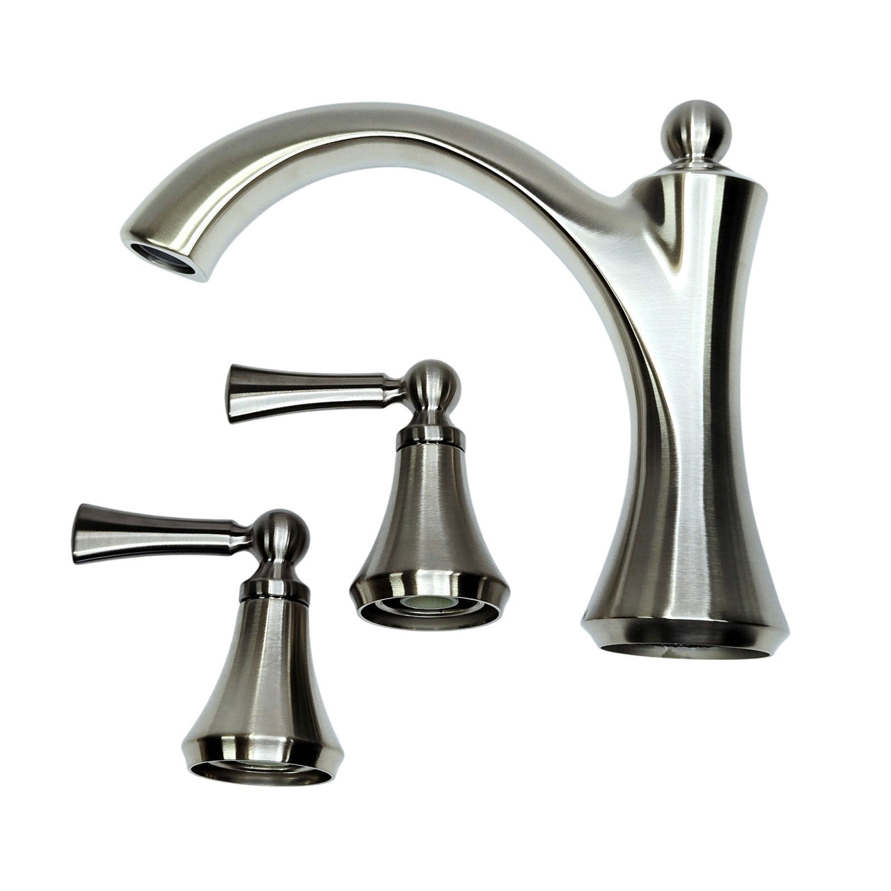 Moen T653BN Wynford Deck Mounted Roman Tub Filler Trim - Brushed Nickel