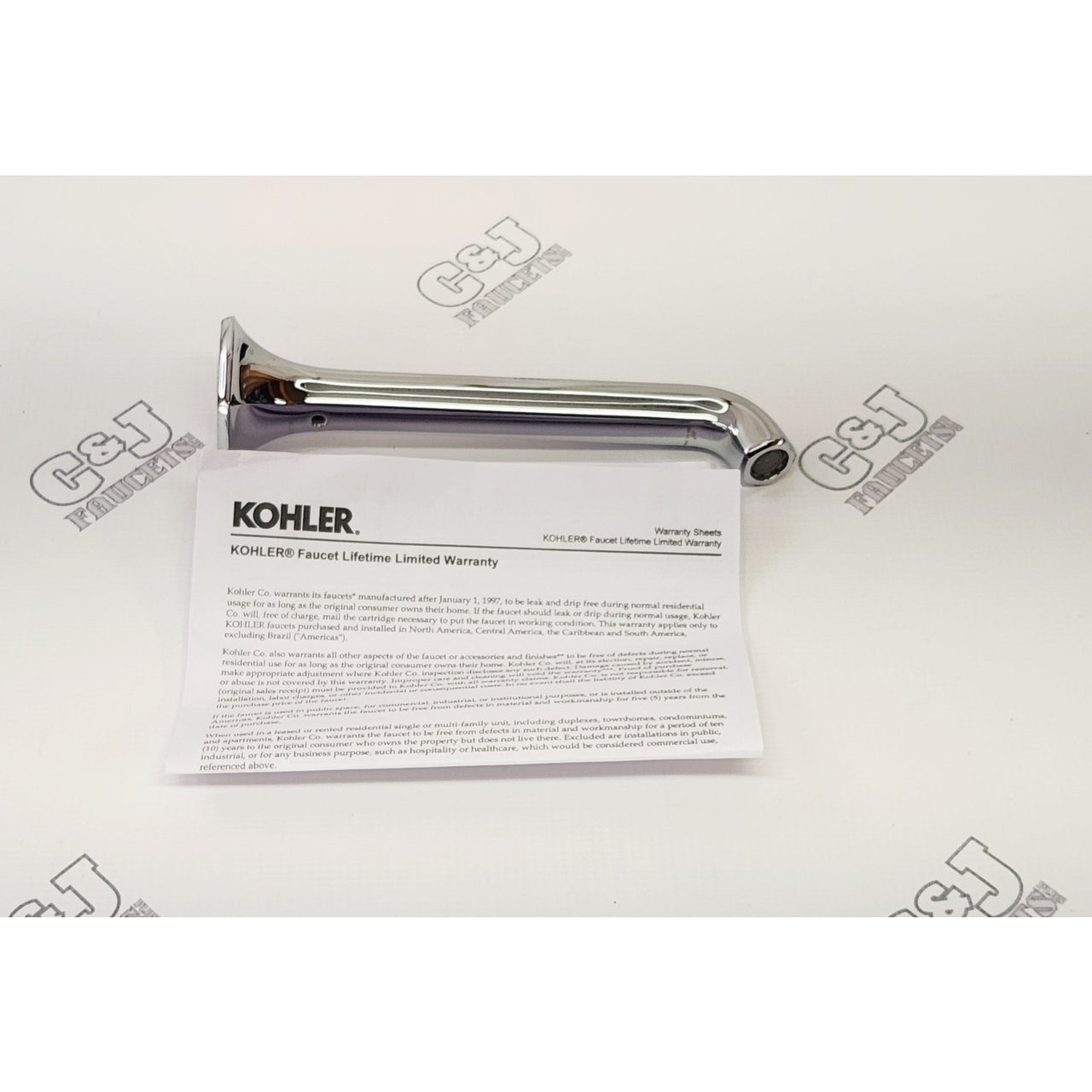 Kohler T27011-ND-CP Occasion Bathroom Sink Faucet Spout Only - Polished Chrome