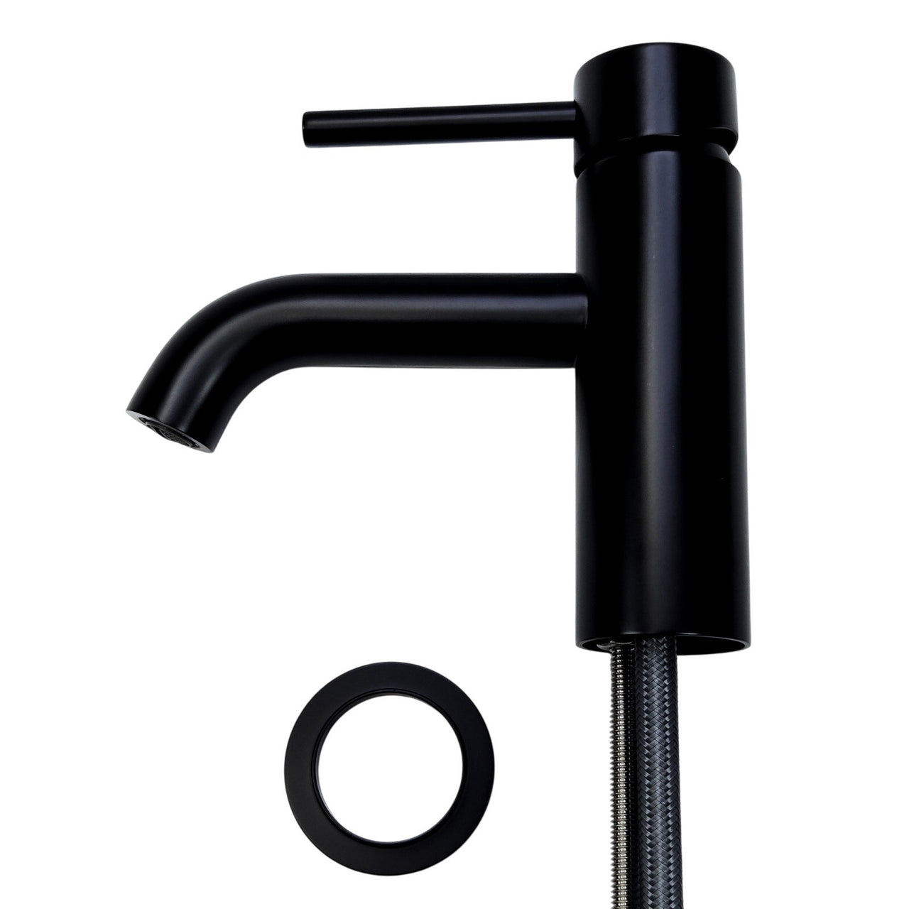 Signature Hardware 483873 Lexia Single Hole Bathroom Faucet - Matte Black