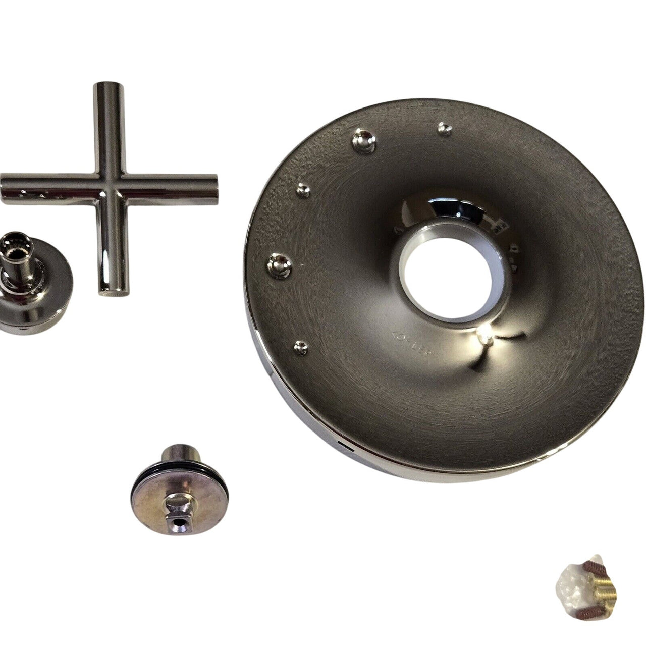 Kohler TS14423-3-SN Purist Valve Trim with Cross Handle -Vibrant Polished Nickel
