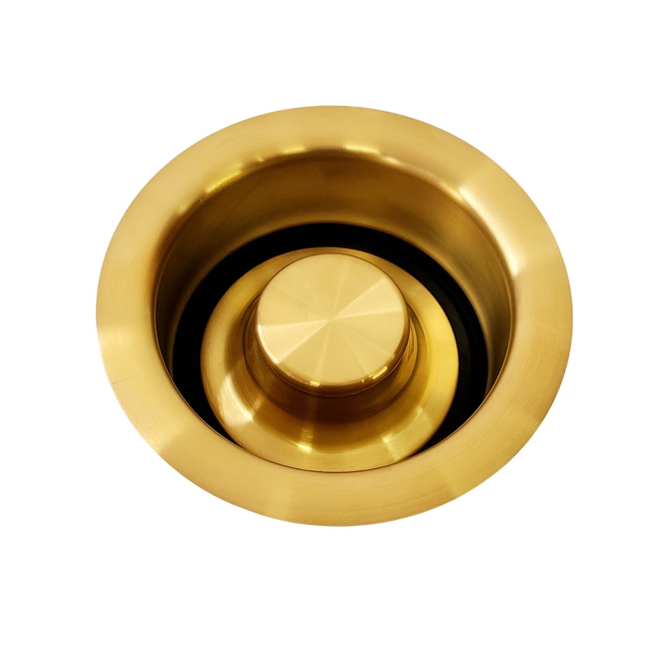 Signature Hardware 480538 Standard Garbage Disposer Flange & Stopper -Brush Gold