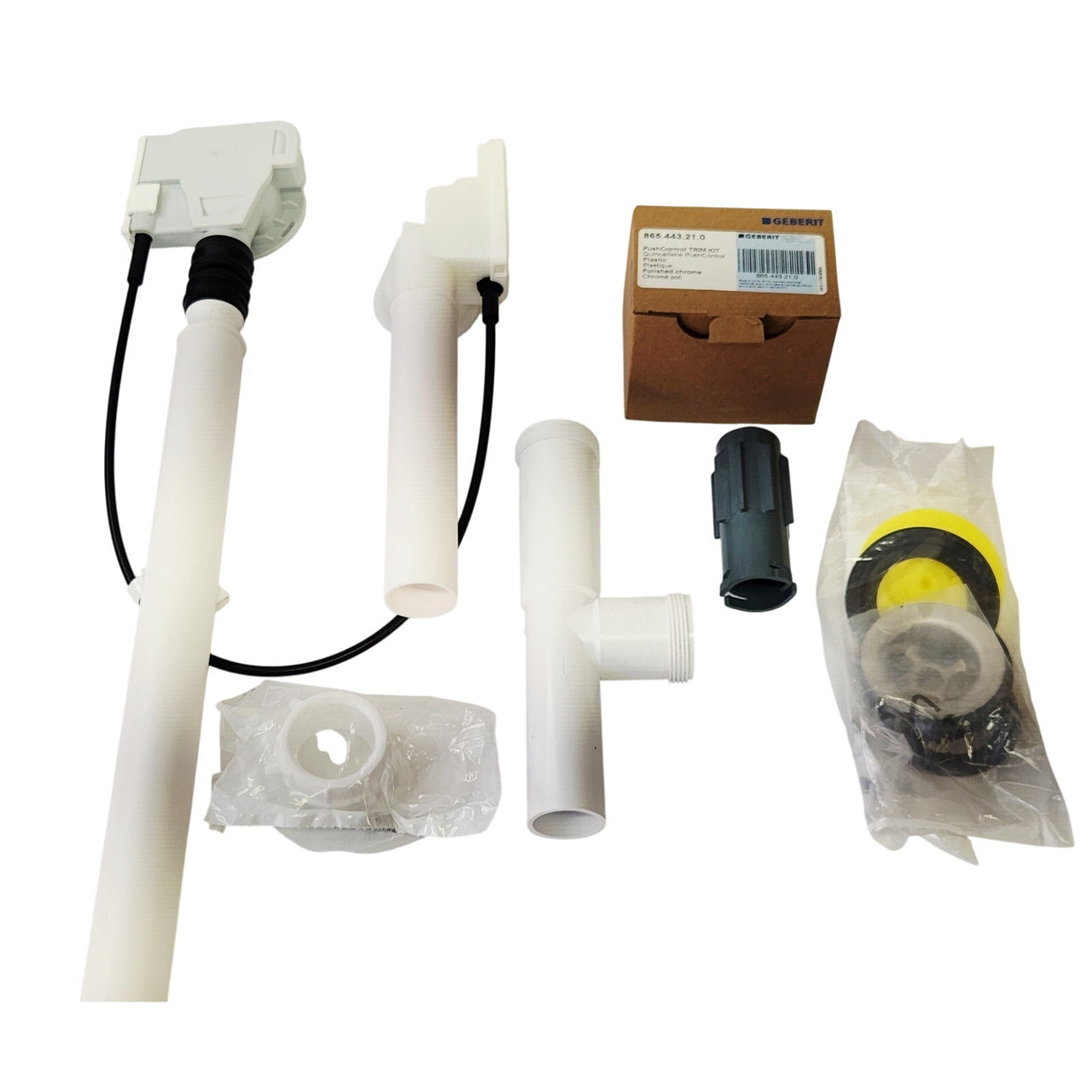 Duravit 791224000001000 Waste and Overflow Drain with Plastic Body - Chrome