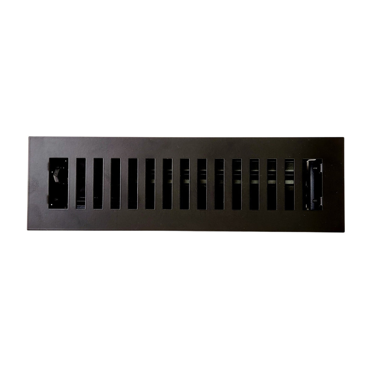 Signature Hardware 489221 Modern Steel Floor/Wall Register - Matte Black