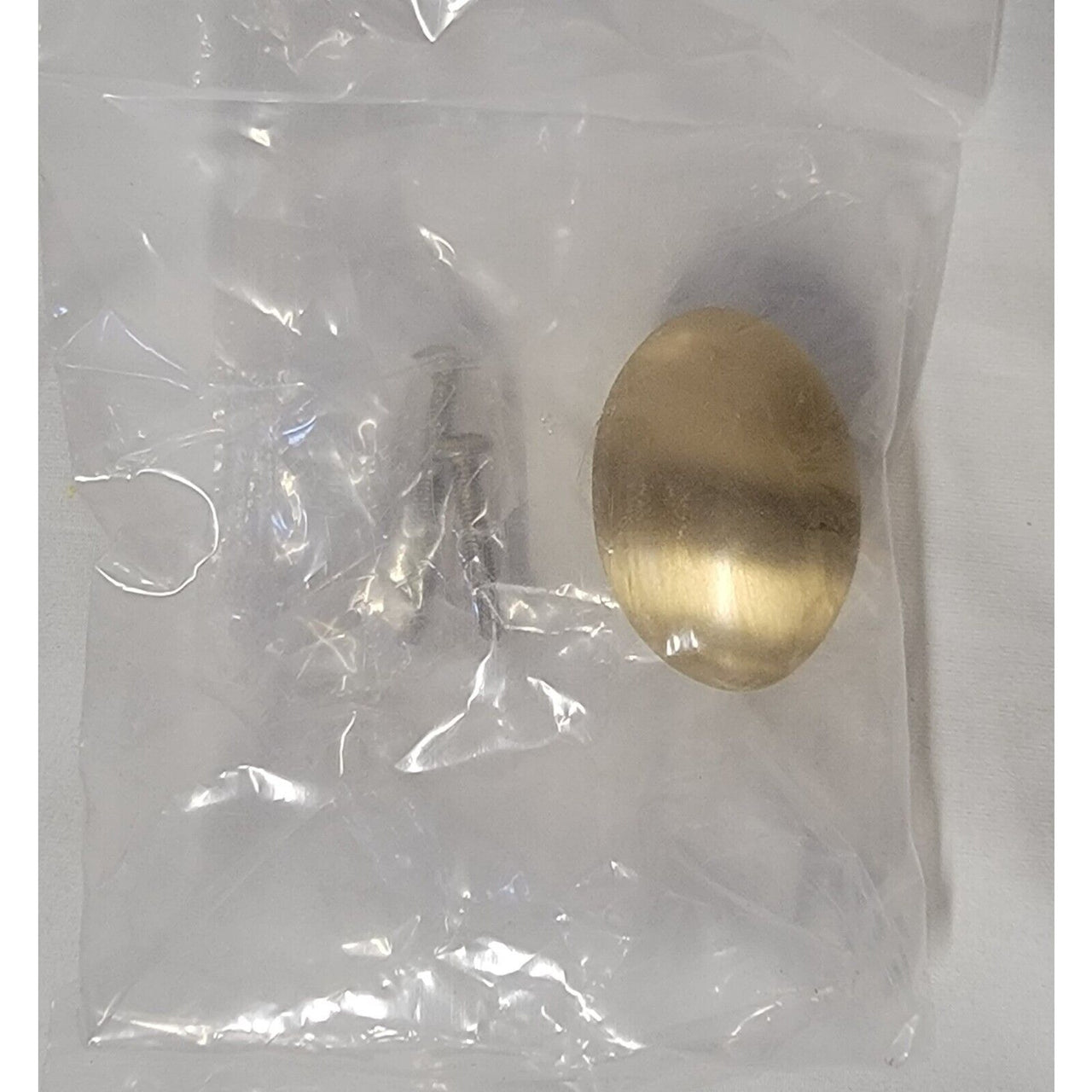 Signature Hardware 441612 Rennes Solid Brass Oval Cabinet Knob - Satin Brass*