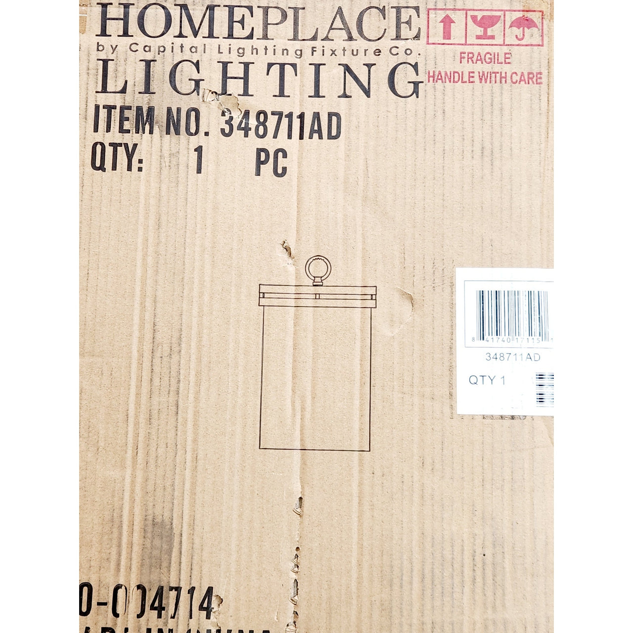 Capital Lighting 348711AD Fuller 10" Wide Mini Pendant - Aged Brass