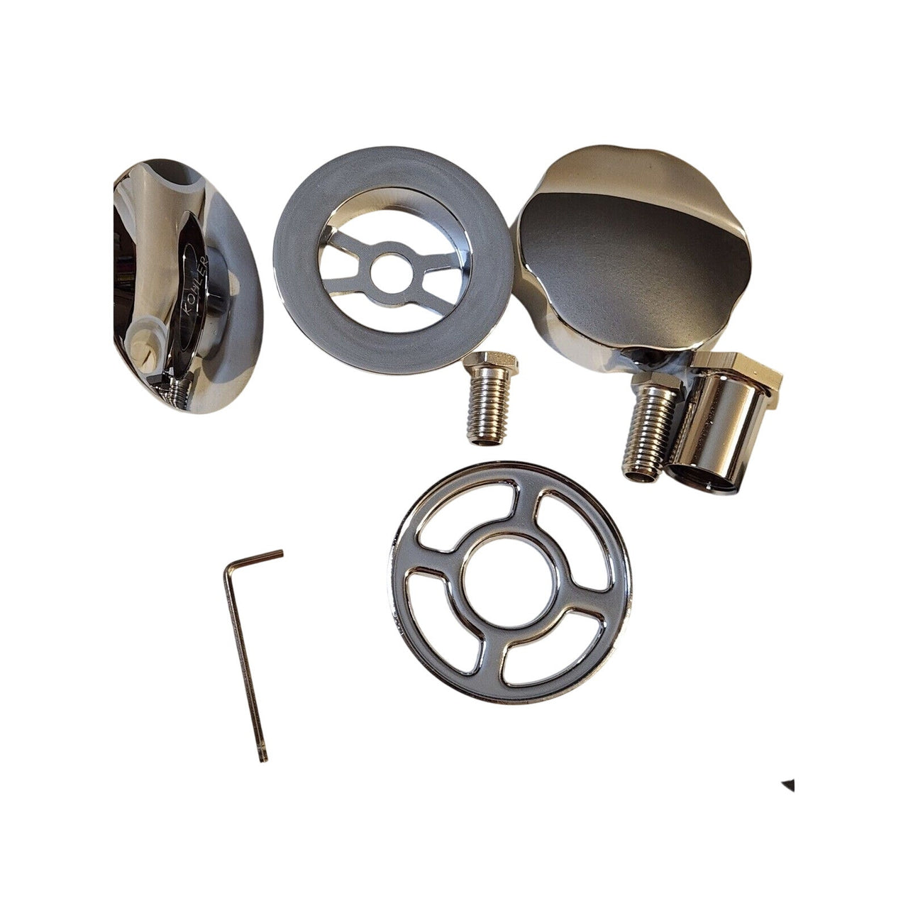Kohler 7213-CP Clearflo Cable Bath Drain with PVC Tubing - Polished Chrome