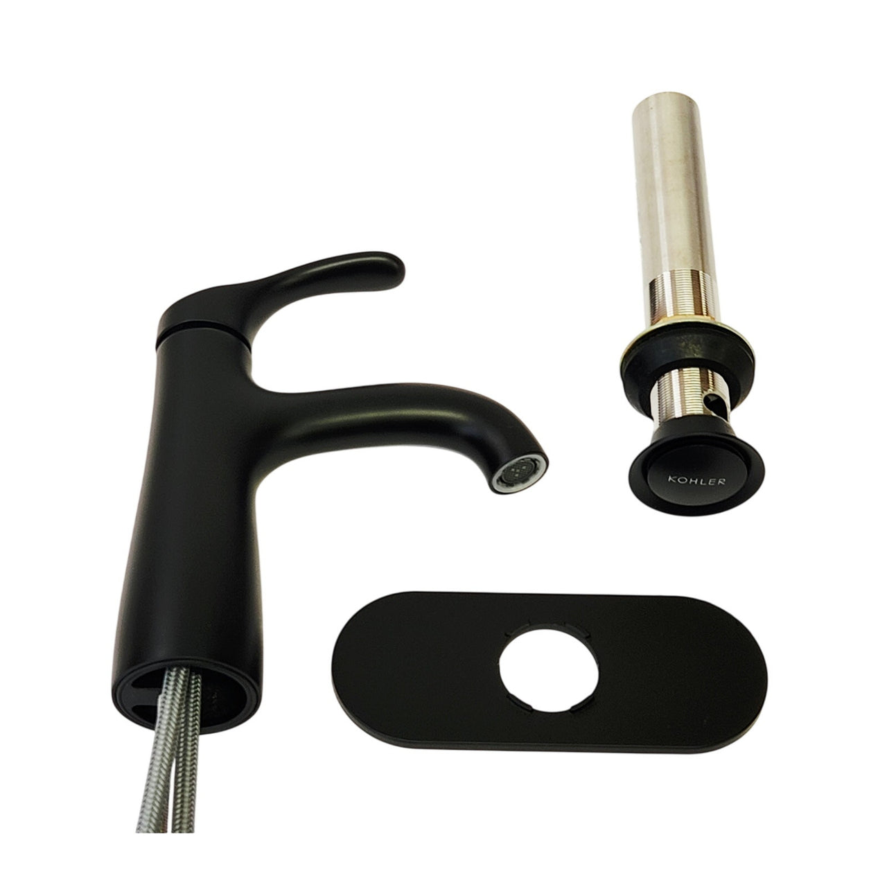 Kohler 27389-4-BL Simplice 1.2 GPM Single Hole Bathroom Faucet -Matte Black