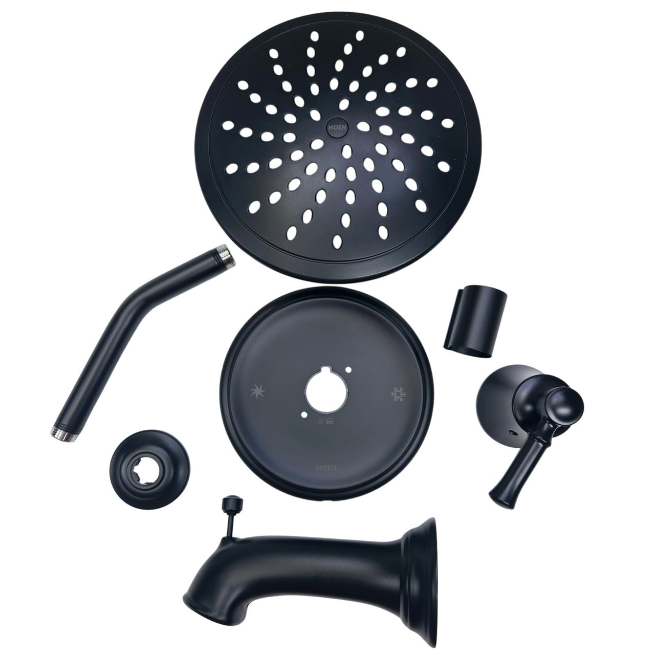 Moen T2283EPBL Dartmoor Posi-Temp Tub/Rain Shower Faucet Trim Kit  - Matte Black
