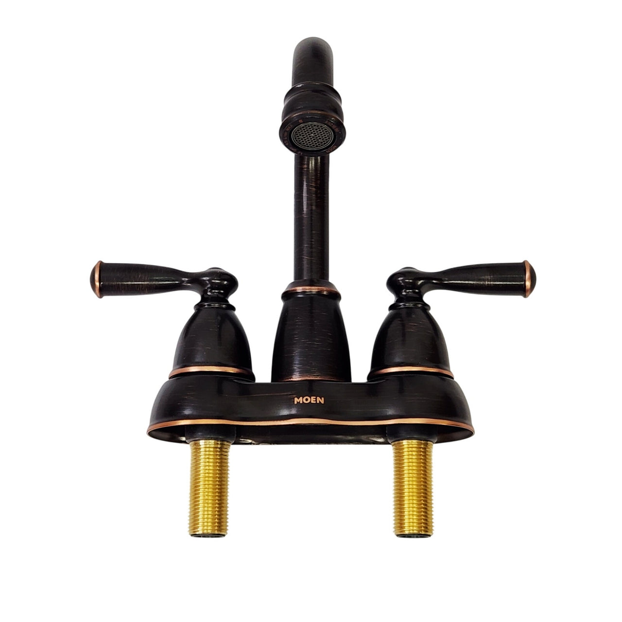 Moen WS84913BRB Banbury High Arc Centerset Faucet - Mediterranean Bronze