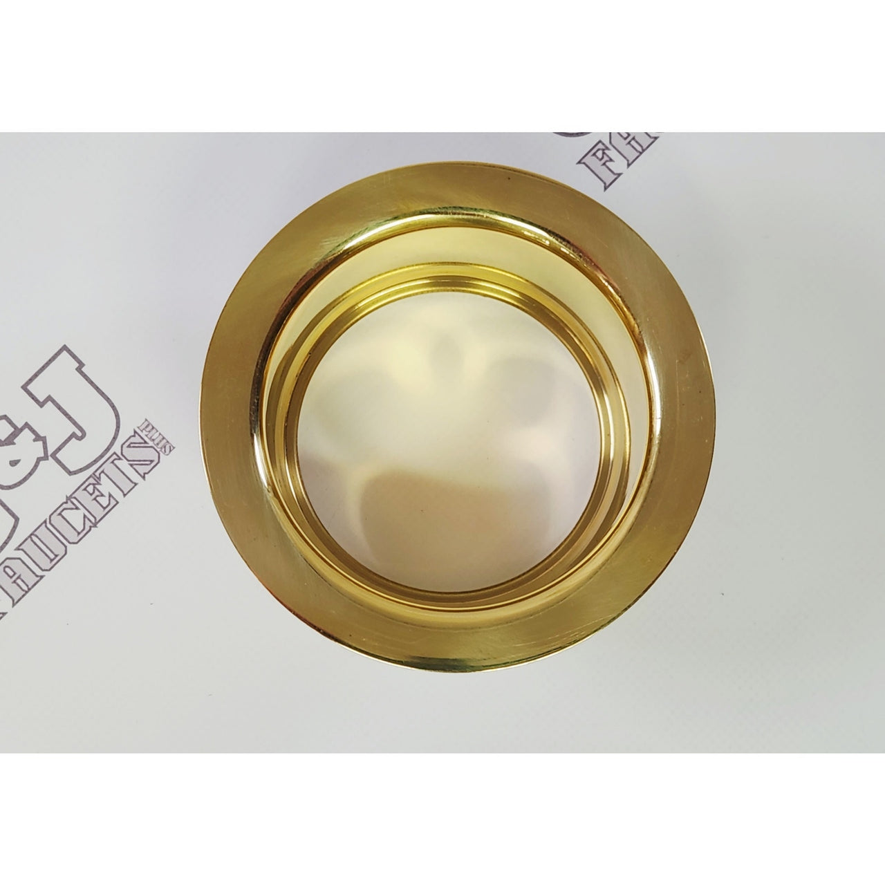 Rohl ISE10082ULB Shaws Extended Garbage Disposal Flange - Unlacquered Brass READ