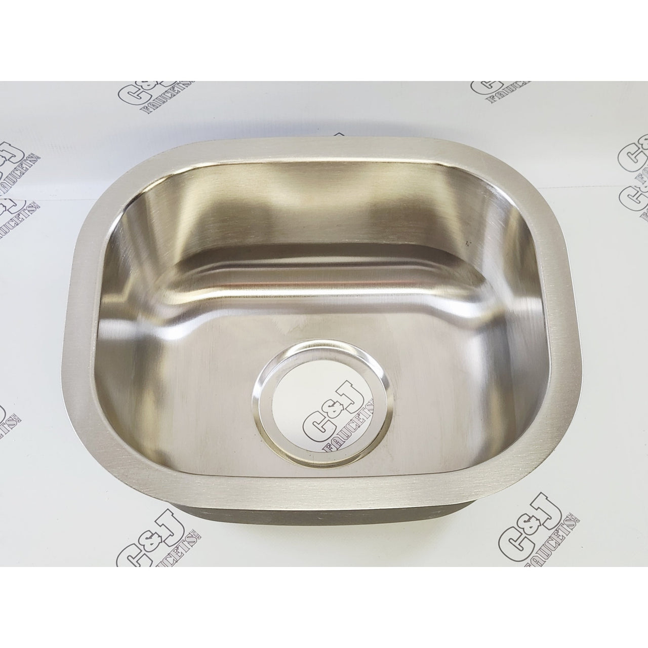 IPT Sinks IPT-1614 16" x 14" Undermount Kitchen Sink - Stainless Steel