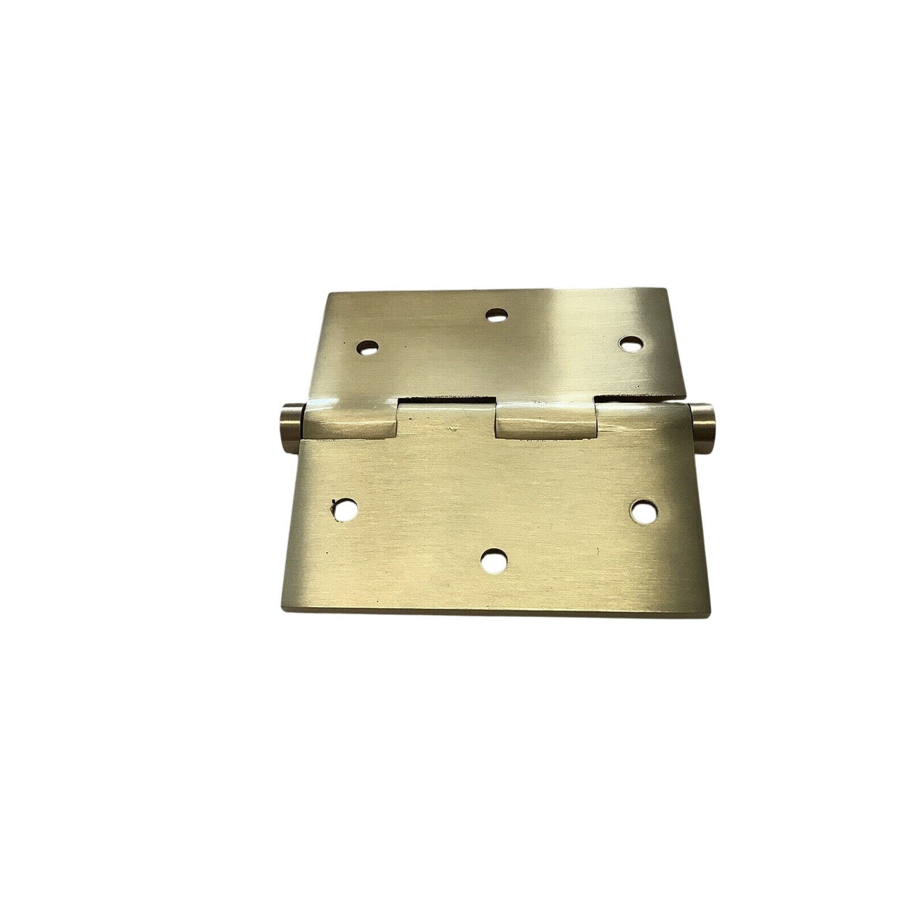 Signature Hardware 461727 Solid Brass Mortise Door Hinge, 3-1/2 in - Satin Brass
