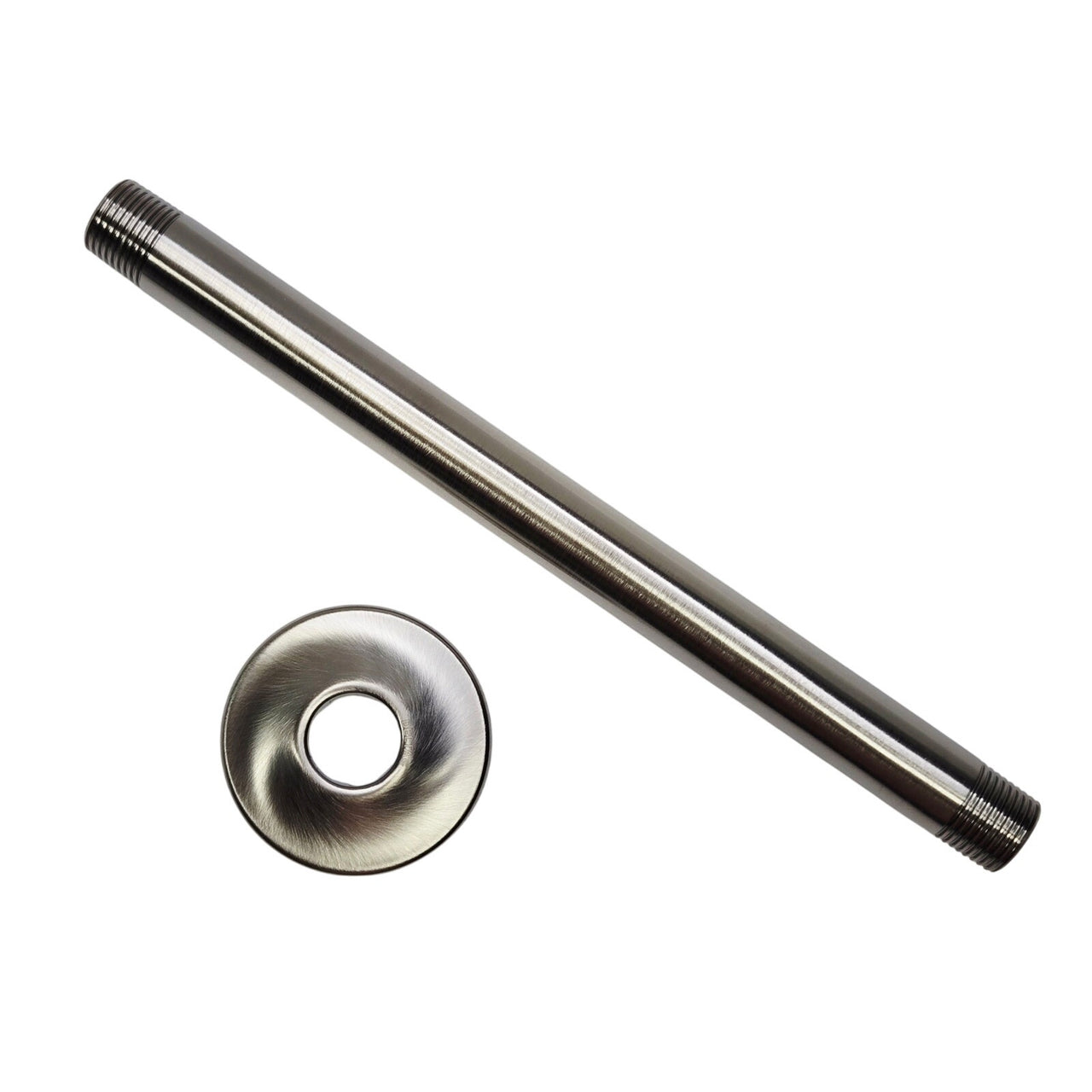 Delta U4999-SS 10" Ceiling Mounted Shower Arm and Flange - Brilliance Stainless