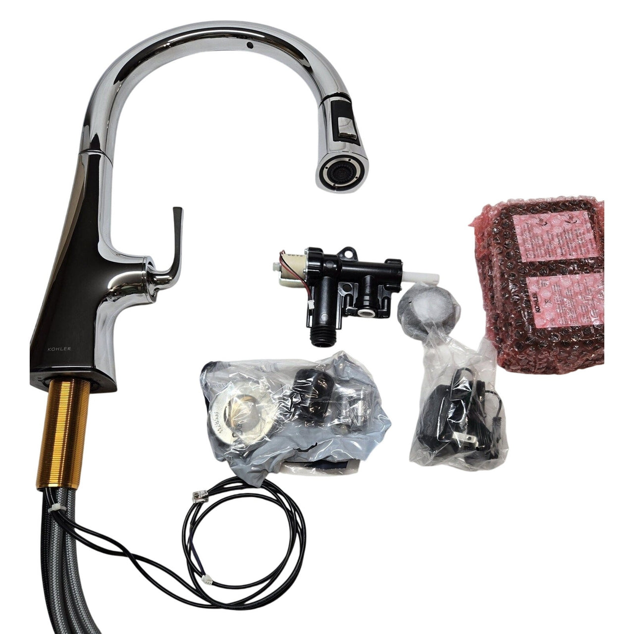 Kohler 22068-CP Graze Touchless Pull-Down Kitchen Sink Faucet - Polished Chrome
