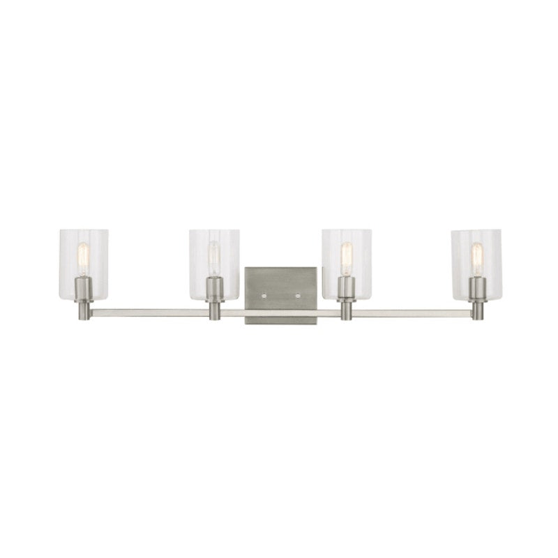 Visual Comfort 4464204EN-962 Fullton 4-Light LED Vanity Light - Brushed Nickel