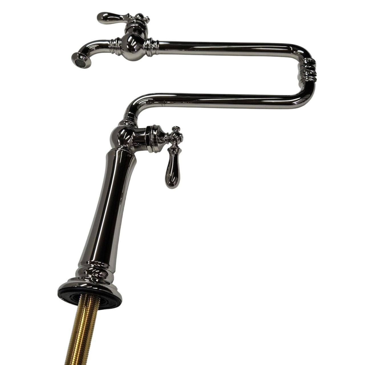 Kohler 99271-SN Artifacts Single-Hole Pot Filler Kitchen Faucet -Polished Nickel