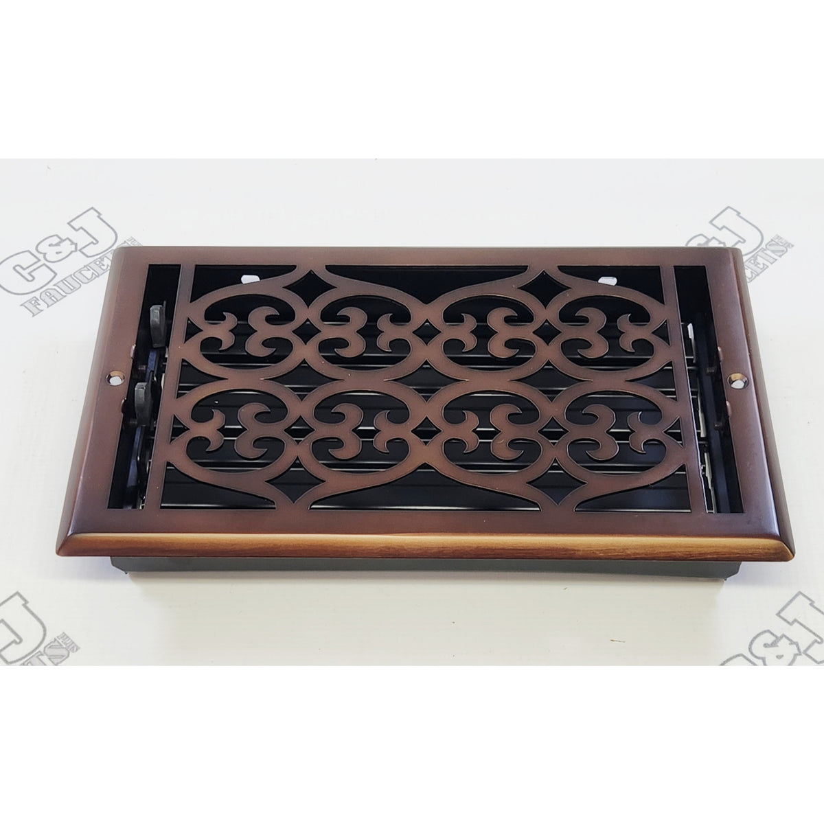 Signature Hardware 489283 Old Victorian Steel Wall Register - Oil Rubbed Bronze