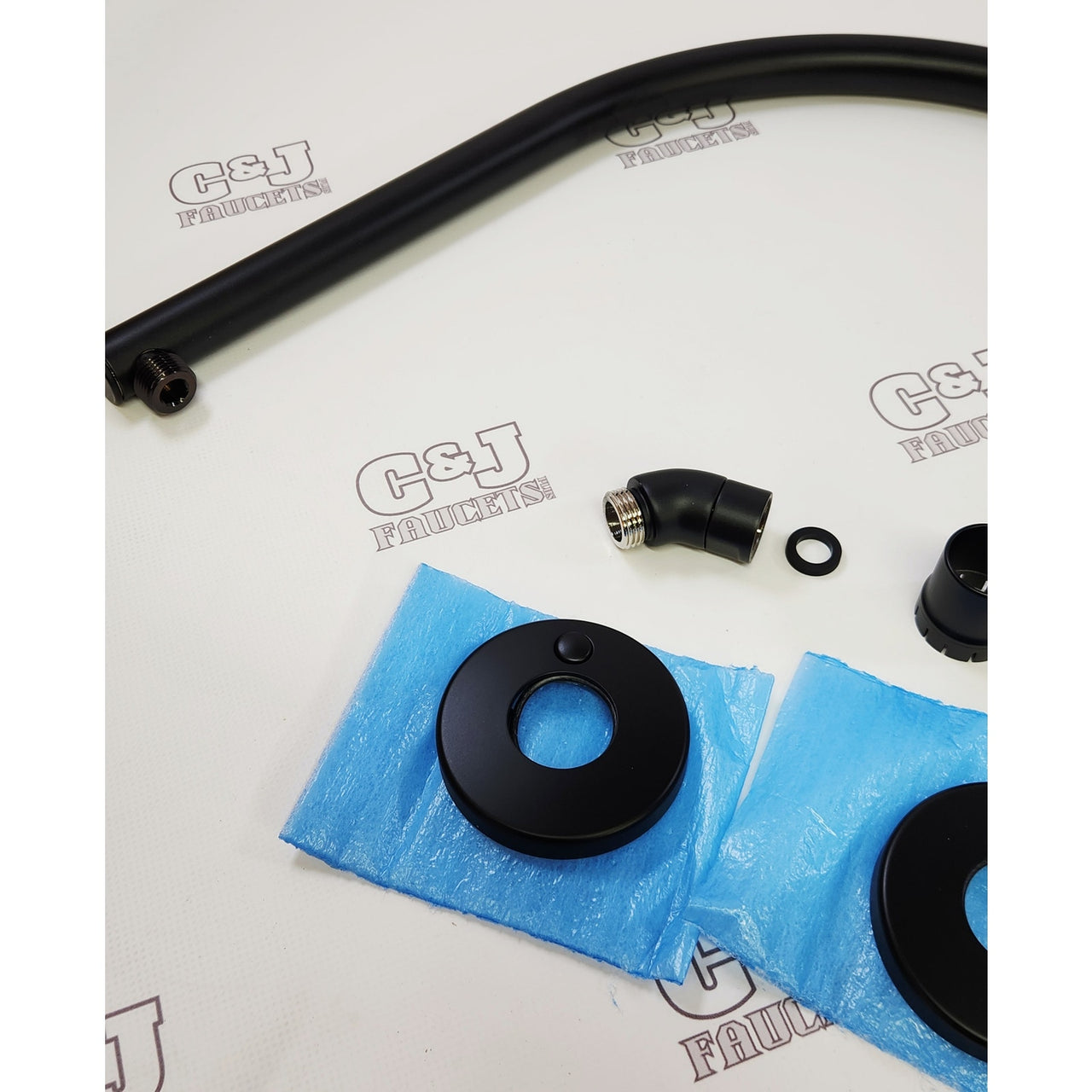 Kohler 45211-BL HydroRail-R Wall Mount Arch Shower Retrofit - Matte Black