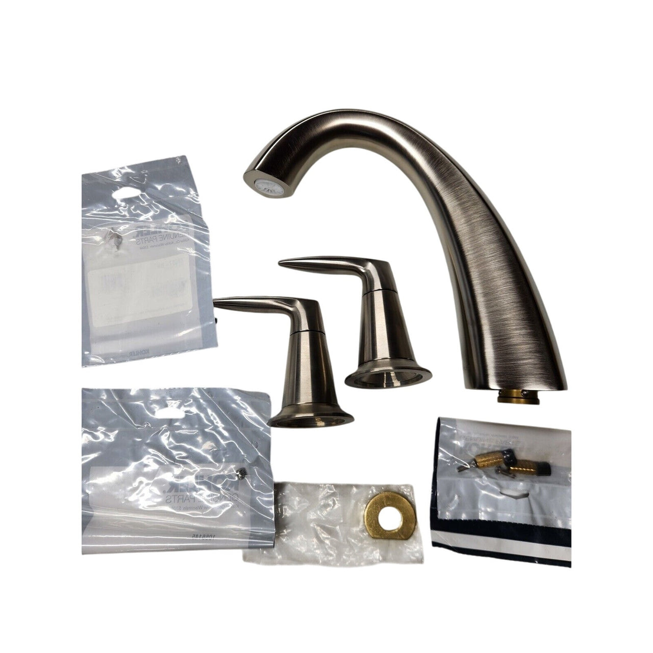 Kohler T45115-4-BN Alteo Roman Tub Filler Trim - Vibrant Brushed Nickel