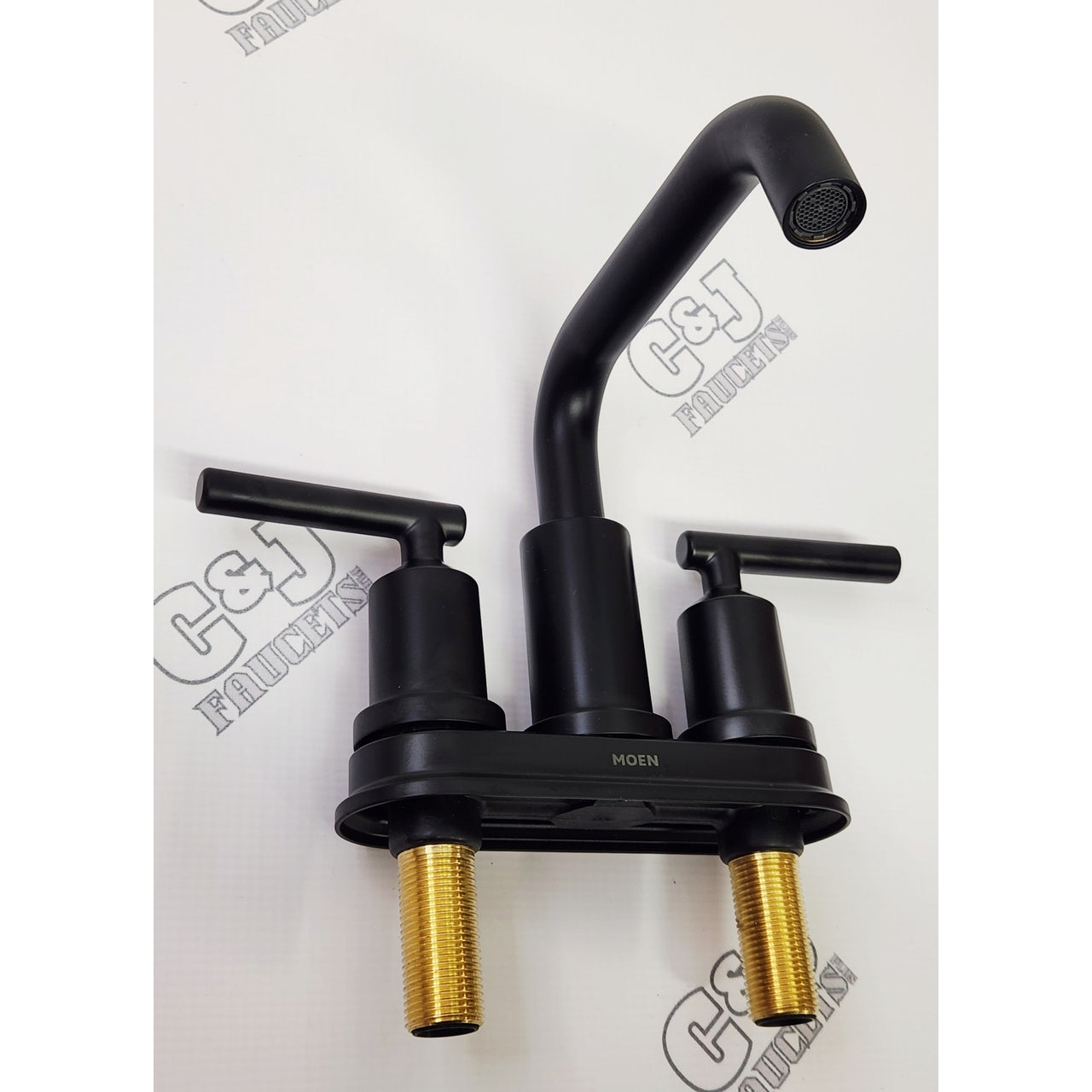 Moen 84519BL Bode 2-Handle 4" Centerset Bathroom Faucet - Matte Black