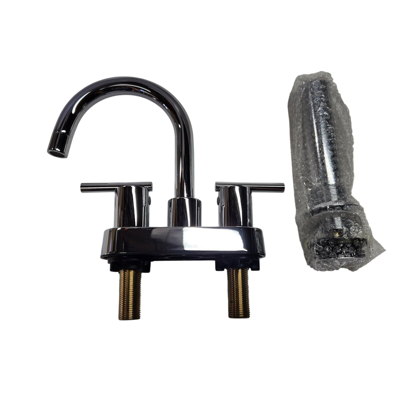 Signature Hardware 418157 Lindo 1.2 GPM Centerset Bathroom Faucet - Chrome