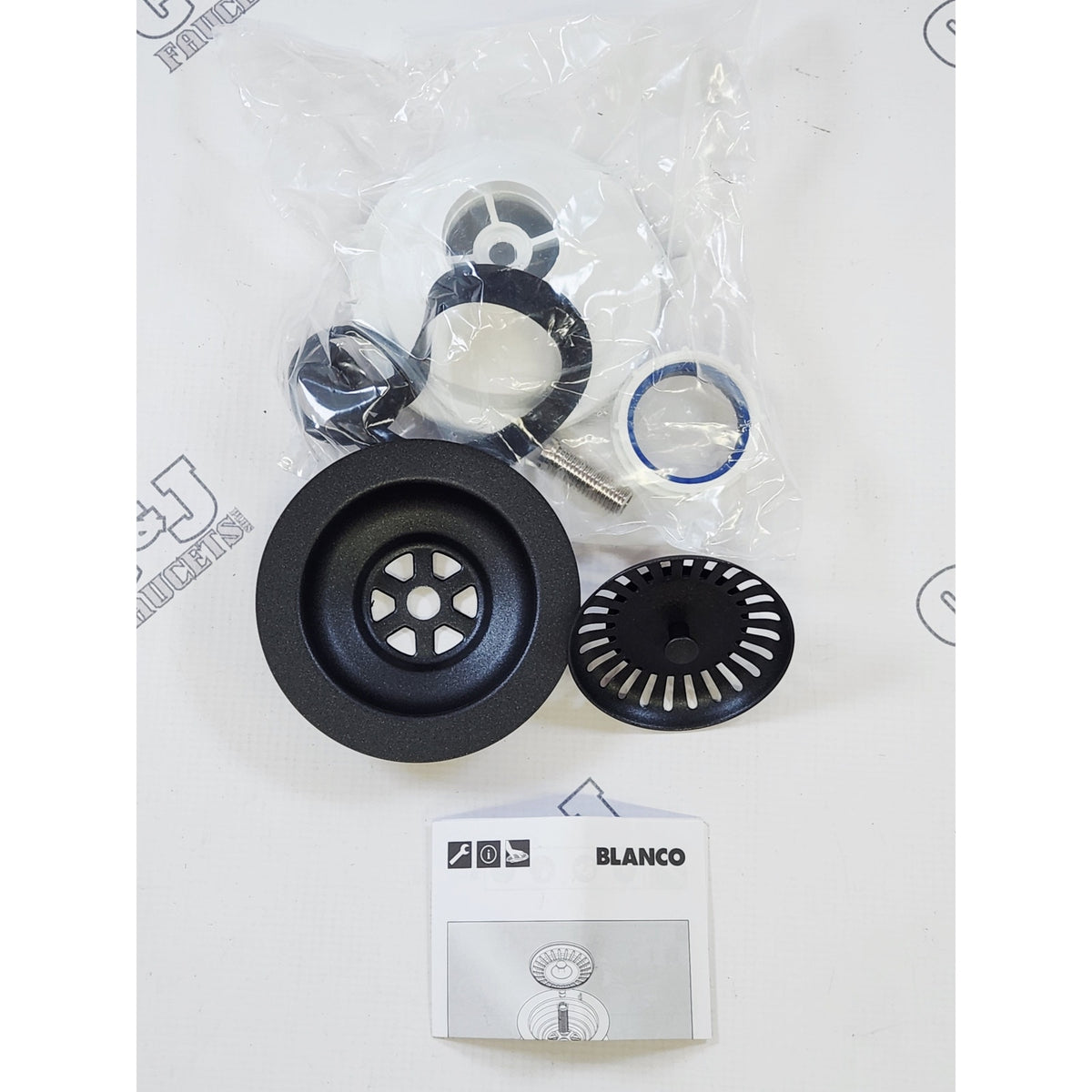 Blanco 240323 3.5" Metal Basket Kitchen Sink Strainer - Anthracite