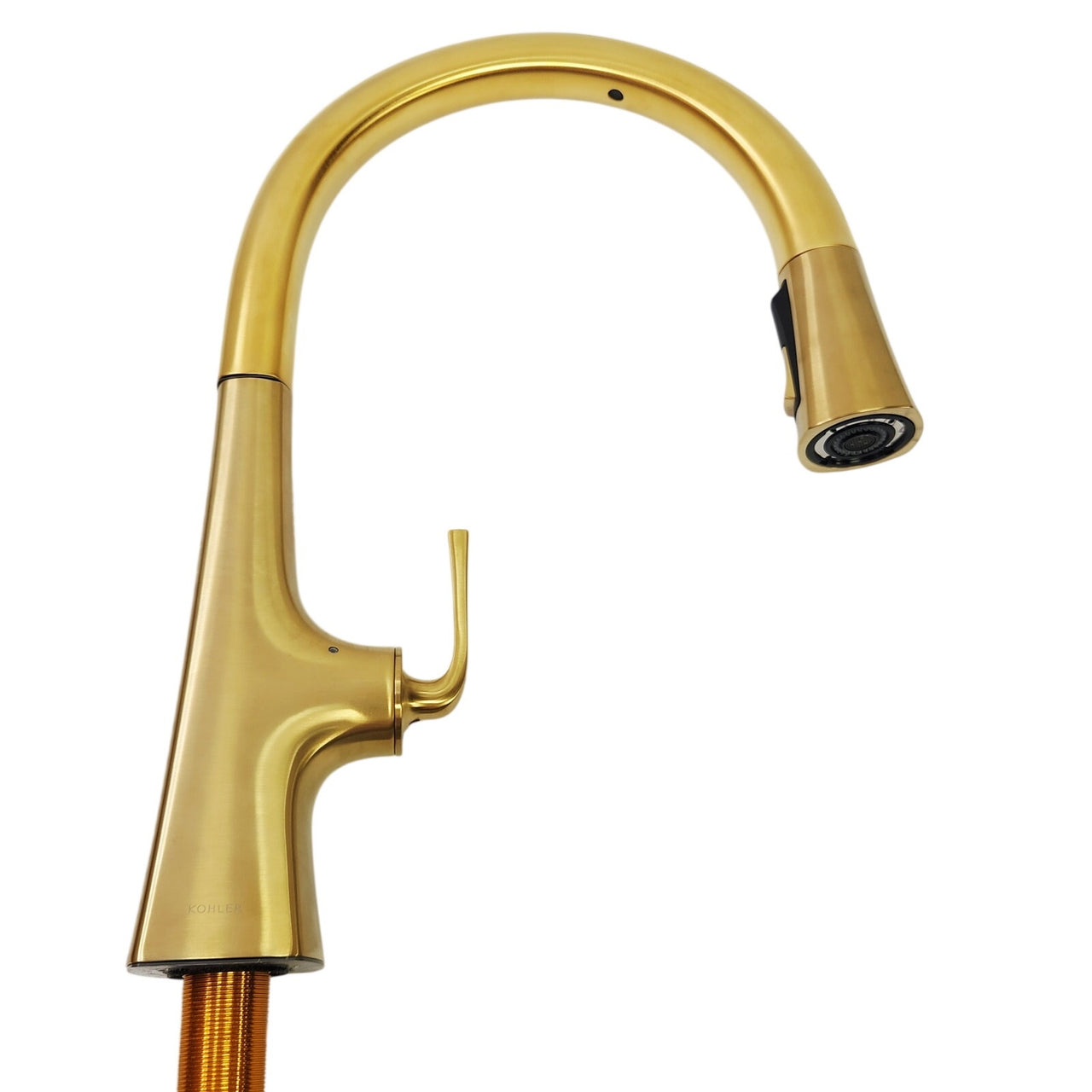 Kohler 22068-WB-2MB Graze Touchless Pull-Down Kitchen Faucet -Brushed Brass READ