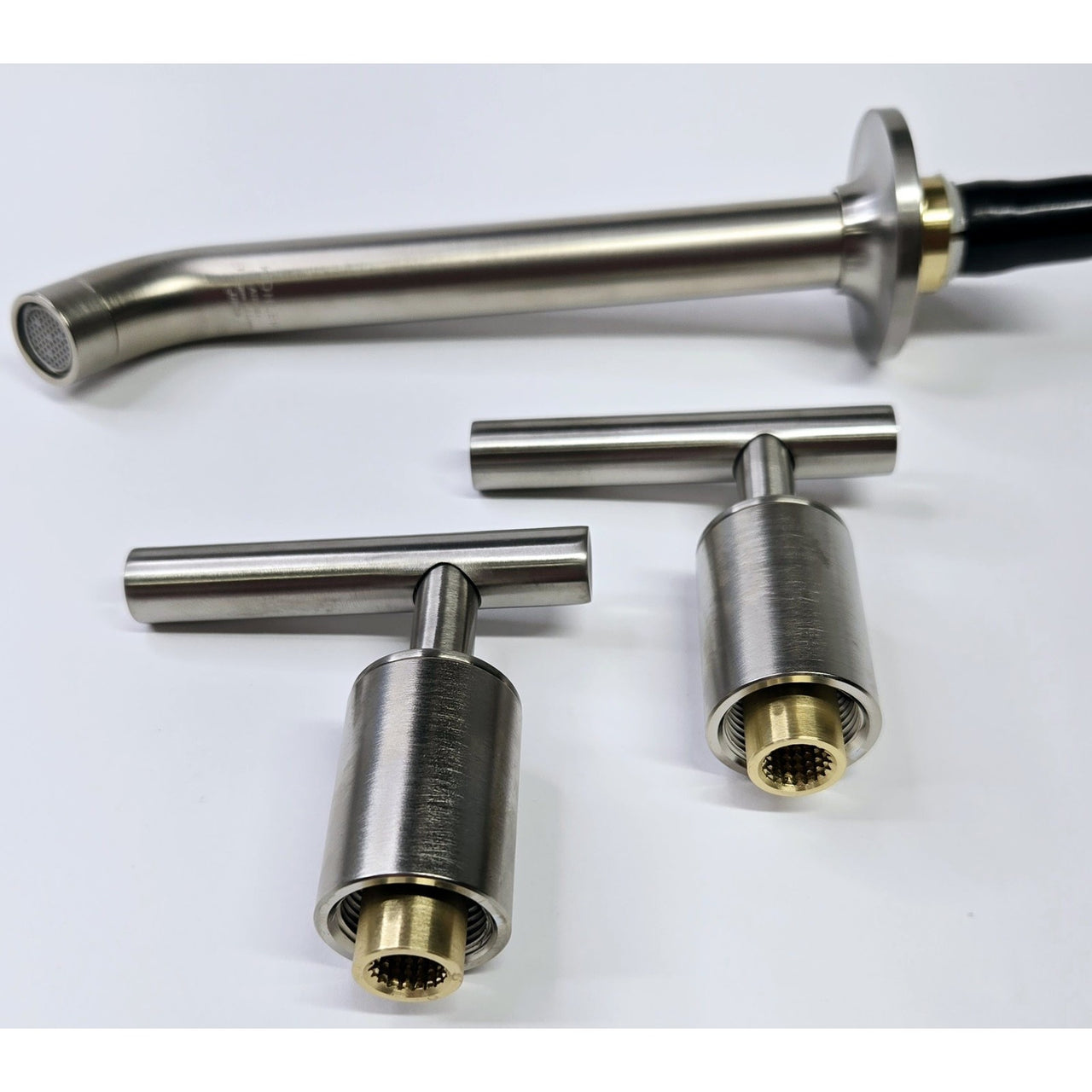 Kohler T14413-4-BN Purist Bathroom Sink Faucet - Vibrant Brushed Nickel