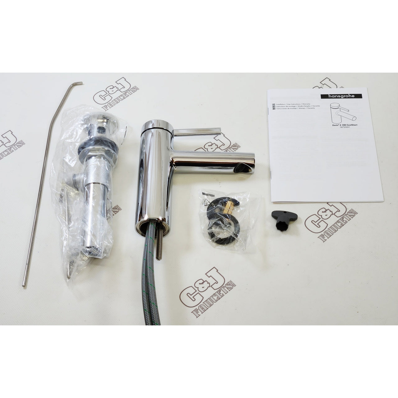 hansgrohe 74720001 Zesis S 1.2 GPM Single Hole Faucet - Chrome READ